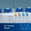 Brother 3/4 Thread Serger Overlock Machine, 1300 Stitches Per Minute - 1034D