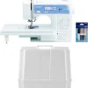 Brother Computerized Sewing And Quilting Machine, 165 Built-In Stitches, LCD Display, White, 20x12x17 - XR9550