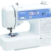 Brother Computerized Sewing And Quilting Machine, 165 Built-In Stitches, LCD Display, White, 20x12x17 - XR9550