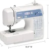 Brother Computerized Sewing And Quilting Machine, 165 Built-In Stitches, LCD Display, White, 20x12x17 - XR9550