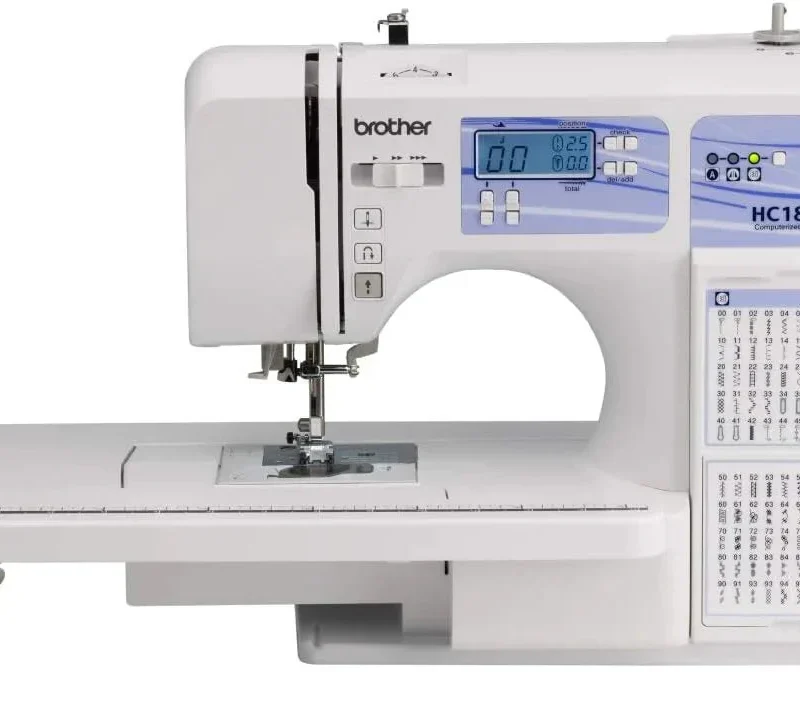 Brother Sewing And Quilting Machine, 185 Built-In Stitches, LCD Display - HC1850