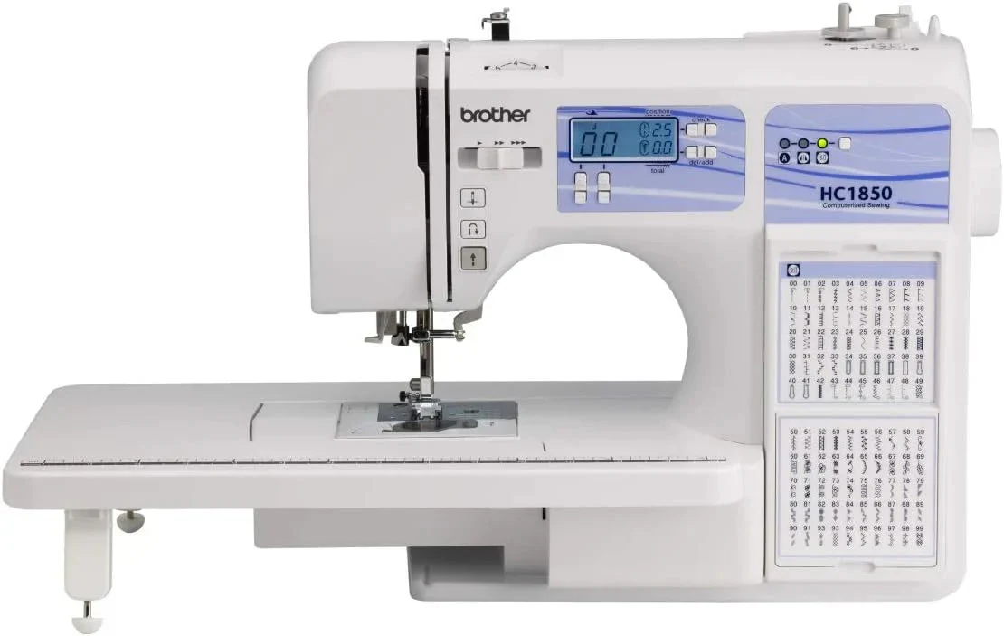 Brother Sewing And Quilting Machine, 185 Built-In Stitches, LCD Display - HC1850