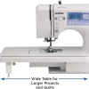 Brother Sewing And Quilting Machine, 185 Built-In Stitches, LCD Display - HC1850