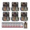 Browning Trail Cameras Dark Ops Extreme 16MP Trail Camera 6-Pack With 12 16GB SD Cards And USB 2.0 Card Reader - Dark Op