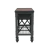 Building Products 72 in 3-Drawer Rolling Industrial Workbench With Wood Top