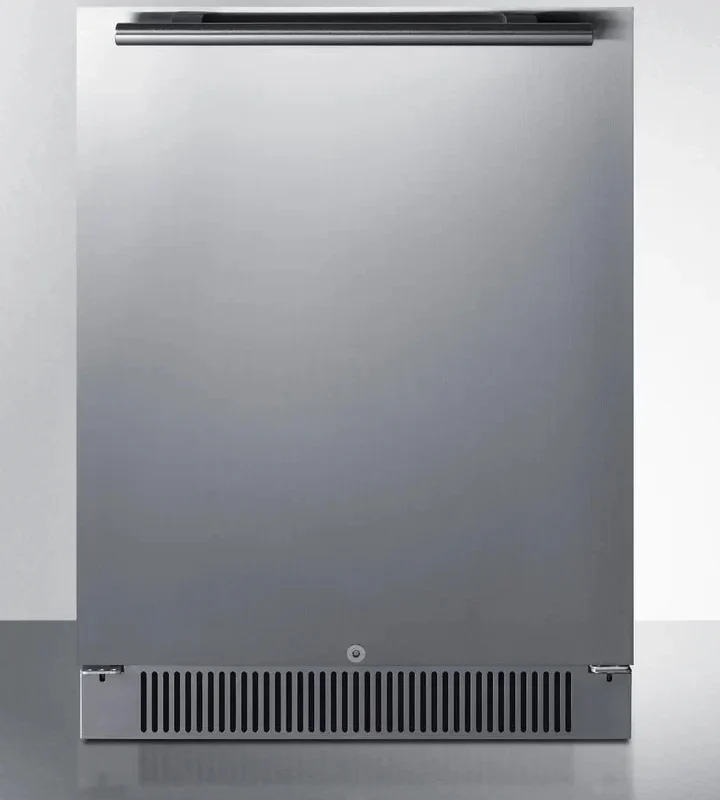 Built-In Outdoor All-Refrigerator, 24 in Wide, Stainless Steel, LHD