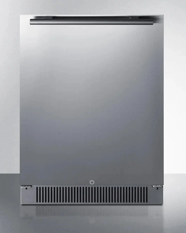 Built-In Outdoor All-Refrigerator, 24 in Wide, Stainless Steel, LHD