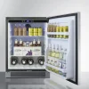 Built-In Outdoor All-Refrigerator, 24 in Wide, Stainless Steel, LHD