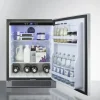 Built-In Outdoor All-Refrigerator, 24 in Wide, Stainless Steel, LHD