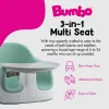 Bumbo 3-In-1 Adjustable Baby And Toddler Booster Seat/High Chair, Hemlock, 13 x 13 x 11 inches