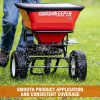 Buyers Products Company Walk-Behind Push Spreader, 100 Pound Capacity - 3039632R