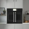 Cafe 30 Inch Matte Black Single Convection Smart Electric Wall Oven - CTS90FP3ND1
