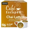 Cafe Escapes Chai Latte K-Cup Pods, 96 Count - Keurig Compatible