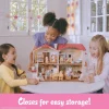 Calico Critters Red Roof Country Home Dollhouse Playset With Figures, Furniture And Accessories