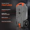 Camco Rhino 36-Gallon Portable RV Tote Tank With 2 Wheels - 39006