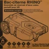Camco Rhino Heavy Duty 28 Gallon Portable RV Waste Holding Tank With Hose And Accessories, Gray - 39004