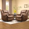CANMOV Manual Recliner Chair, Nut Brown