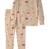 Carter's Child of Mine Baby and Toddler ComfySoft Thanksgiving Pajama Set, 2-Piece, Sizes 12M-5T