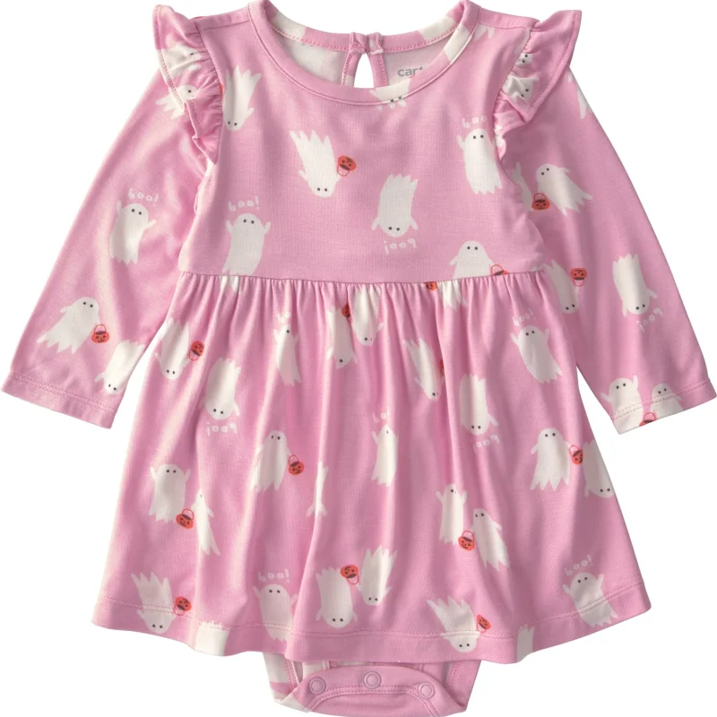 Carter's Child of Mine Baby Girl ComfySoft Dress, Sizes Preemie-12 Months