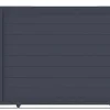 Casanoov Aluminium Folding Driveway Gate 4m x 160cm Grey - KIT-000024