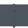 Casanoov Aluminium Folding Driveway Gate 4m x 160cm Grey - KIT-000024