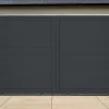 Casanoov Aluminium Folding Driveway Gate 4m x 160cm Grey - KIT-000024