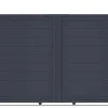 Casanoov Aluminium Folding Driveway Gate 4m x 160cm Grey - KIT-000024