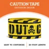 Caution Tape Decoration, Yellow and Black, 20', Halloween by Way To Celebrate