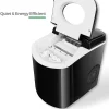 Caynel Portable Ice Maker, 26 lbs/24 Hrs, 2 Ice Sizes, 2-Liter/68 oz Water Reservoir