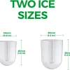 Caynel Portable Ice Maker, 26 lbs/24 Hrs, 2 Ice Sizes, 2-Liter/68 oz Water Reservoir