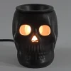 Ceramic Skull Electric Wax Warmer, Black, Halloween by Way To Celebrate