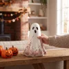 Ceramic Wildflower Ghost Decoration, White, 8.2", Halloween by Way To Celebrate