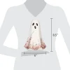 Ceramic Wildflower Ghost Decoration, White, 8.2", Halloween by Way To Celebrate