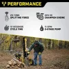 Champion Power Equipment 25-Ton Horizontal/Vertical Full Beam Gas Log Splitter With Auto Return - 100251
