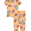 Character Toddler Halloween Short Sleeve Top and Pant Pajama Set, 2-Piece, Sizes 12M-5T