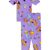 Character Toddler Halloween Short Sleeve Top and Pant Pajama Set, 2-Piece, Sizes 12M-5T