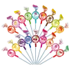 Charms Halloween Mini Lollipops Bag 5.05 lb, 450 Count. Individually Wrapped Halloween Lollipops. Gluten Free & Peanut-F