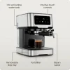 Chefman CraftBrew Espresso Machine With Steam Wand, Touch Controls, Stainless Steel - RJ54-SS-15-D