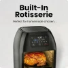 Chefman Digital Air Fryer With Rotisserie, 10 Qt, 17 Presets - CRJ38-10-RDO-V2