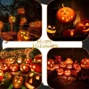 Clackibukvyz Pumpkin Carving Kit, Halloween Professional Pumpkin Cutting Supplies Tools with Carrying Bag, 10 Pcs