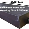Class A Customs RV Black Water Holding Tank, 40 Gallon, 56.50 x 24.50 x 9 - WT-4000