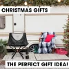 CLIQ Portable Folding Camping Chair, Black, 1 Pack, 300 Lbs - CC01