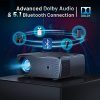 CLOKOWE Portable Projector 9600L Native 1080P 5G WiFi With Dolby Audio - YG661