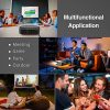 CLOKOWE Portable Projector 9600L Native 1080P 5G WiFi With Dolby Audio - YG661