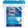 Clorox Xtra Blue 40 Pound 80 Tab Pool And Spa 3 Inch Long Lasting Chlorinating Tablets