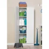 ClosetMaid Pantry Cabinet With 2 Doors, 4 Interior Shelves, 59.5 in H x 12.5 in D x 24 in W