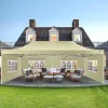 COBIZI 10x20 ft Commercial Pop-Up Canopy Tent With 6 Sidewalls And Roller Bag
