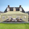 COBIZI 10x20 Heavy Duty Pop-Up Canopy Tent With 6 Sidewalls - Black