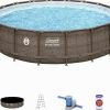 Coleman 18 x 48 Power Steel Frame Above-Ground Swimming Pool Set