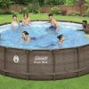 Coleman 18 x 48 Power Steel Frame Above-Ground Swimming Pool Set